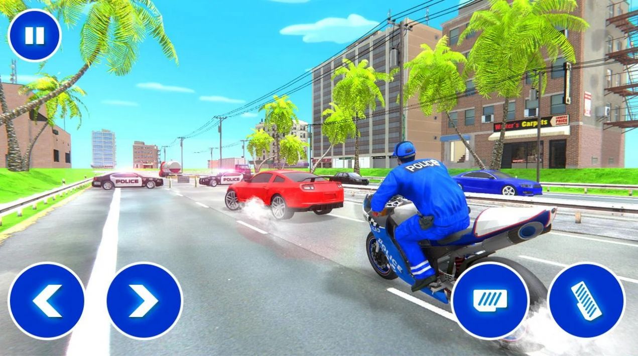 摩托车警察3d截图