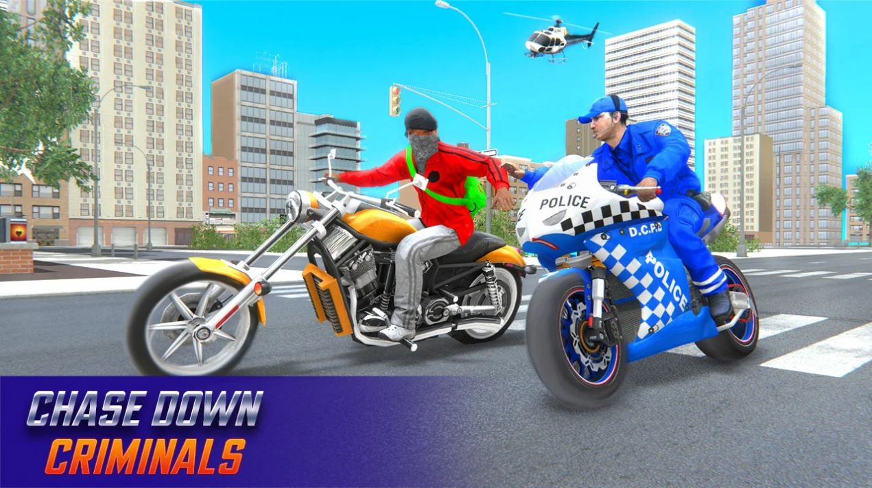 摩托车警察3d截图