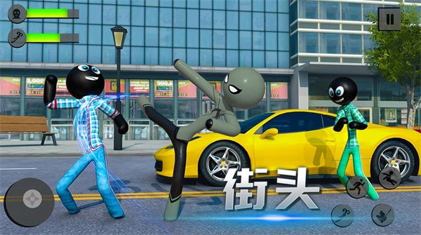 火柴人绳索王者apk截图