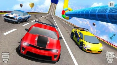 巨型坡道汽车特技3D截图