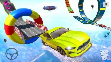 巨型坡道汽车特技3D截图