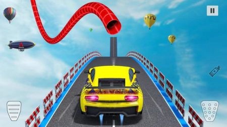 巨型坡道汽车特技3D截图