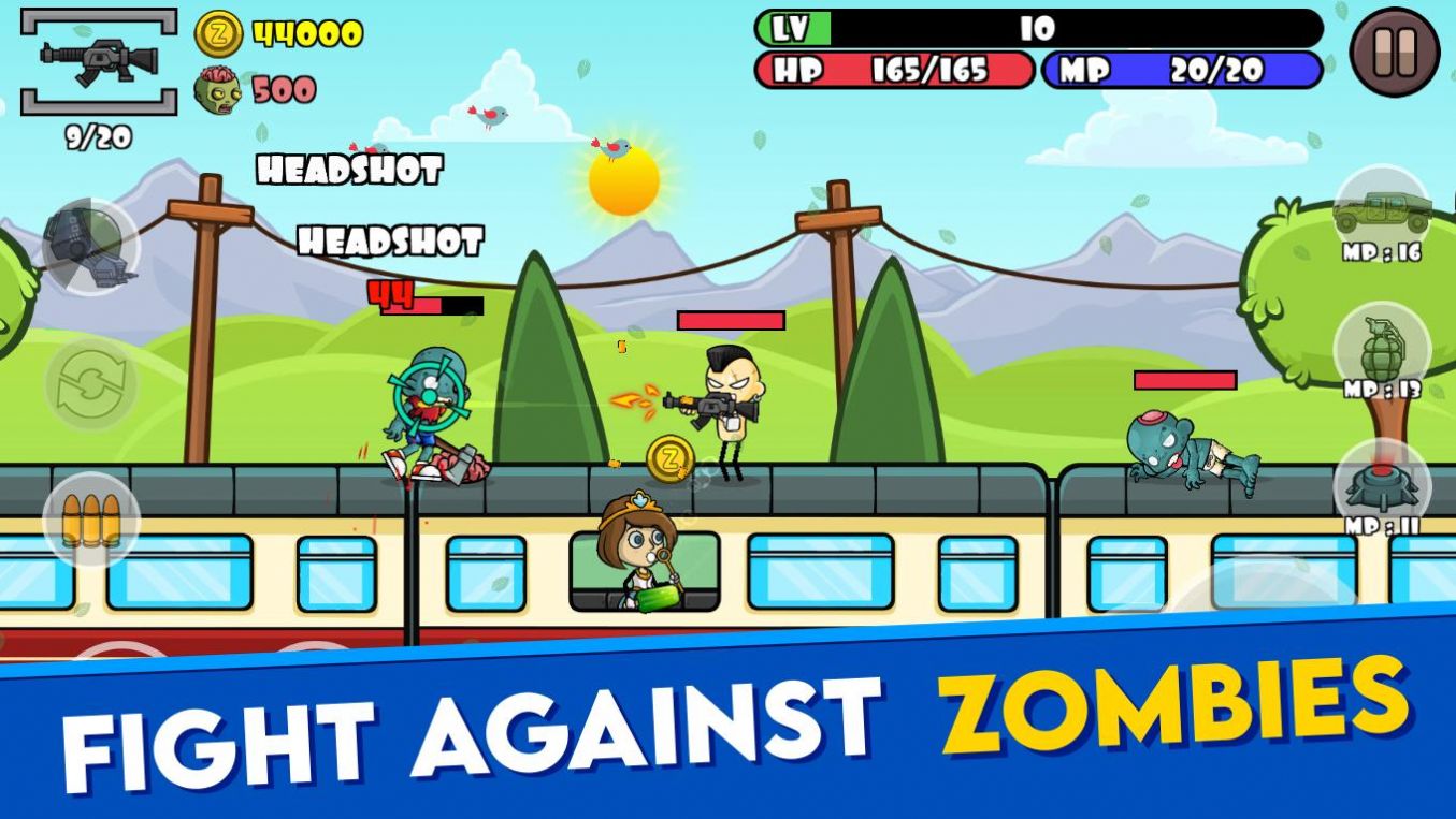 斯蒂克曼与枪僵尸战争Stickman and Gun: Zombie War截图