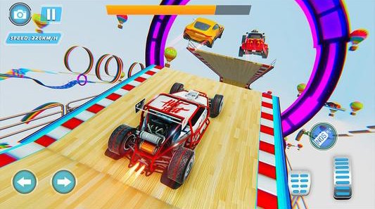 坡道汽车特技汽车3D截图