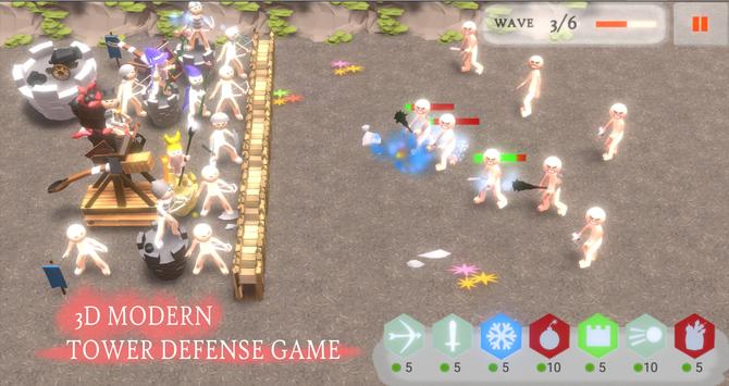 火柴人防御3D塔防战场截图