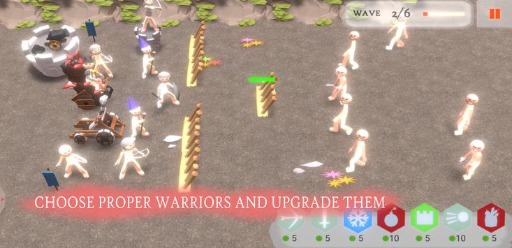 火柴人防御3D塔防战场截图