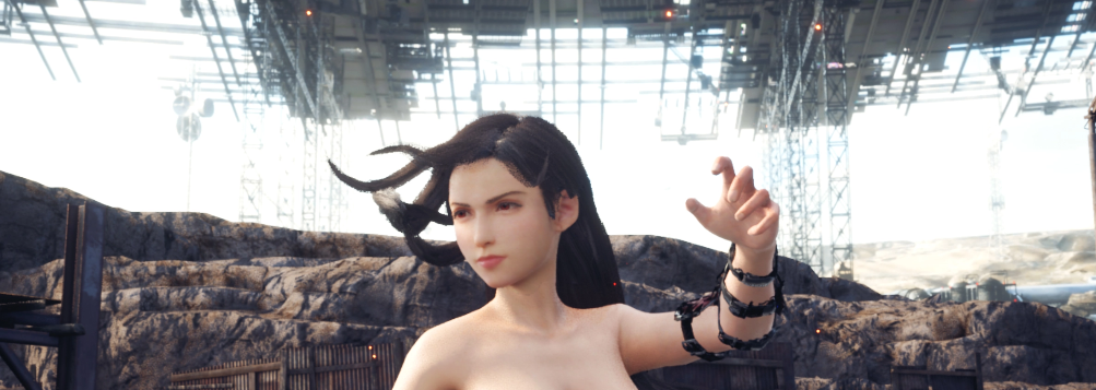 《最终幻想7：重制版》蒂法多种不同身材全清凉MOD截图