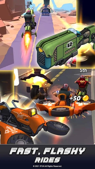 摩托车斗殴赛Race On截图