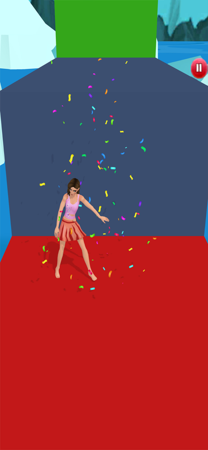 金钱女孩运行3D截图