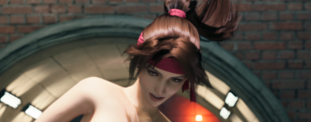 《最终幻想7：重制版》杰西无肩甲全清凉果果MOD[支持发色变换瞳色变换]截图