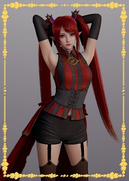 《AI少女》红色双马尾窈窕少女MOD截图
