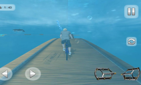 海底特技自行车