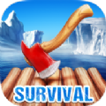 Ocean Survive on Raft