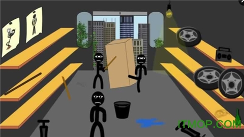 逃跑火柴人截图