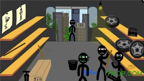 逃跑火柴人截图