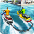 Chained Jetski Water Surfer