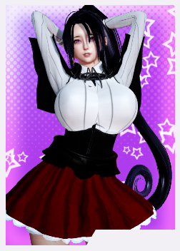 《AI少女》长发马尾性感制服女魅魔MOD截图