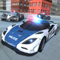 警车警察追逐