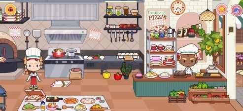 米加小镇披萨店截图