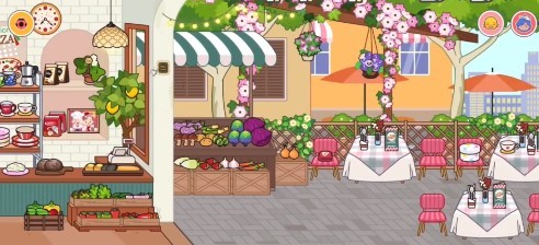 米加小镇披萨店截图