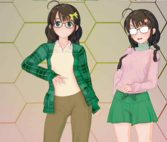 《恋活Sunshine》书香黑发眼镜小姐姐MOD截图