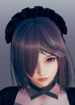 《AI少女》黑发紫瞳哥特装扮小姐姐MOD截图