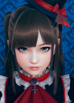 《AI少女》黑色双马尾哥特装扮美少女MOD截图