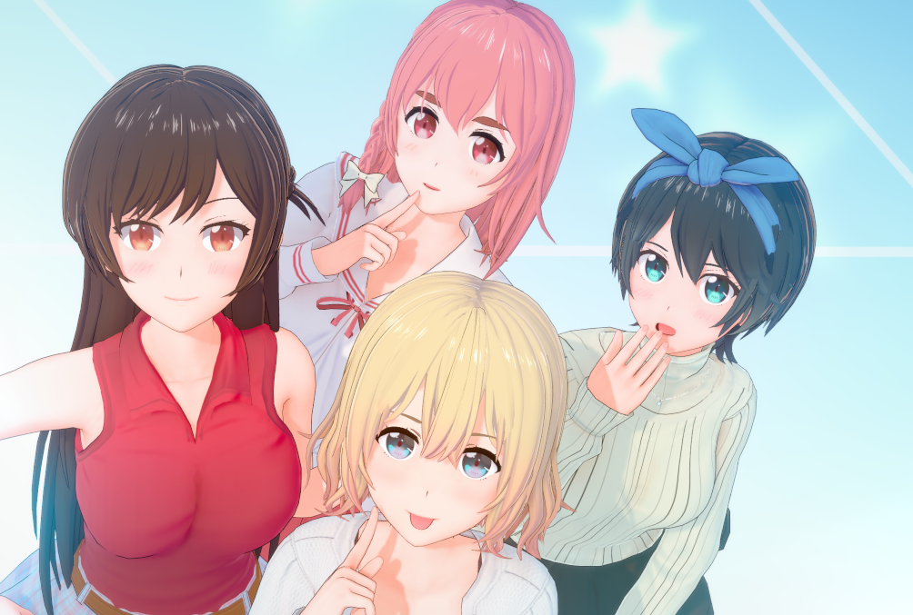 《恋活Sunshine》短发元气蓝色发带美少女MOD截图