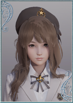 《AI少女》棕发艺术风秋季制服美少女MOD截图