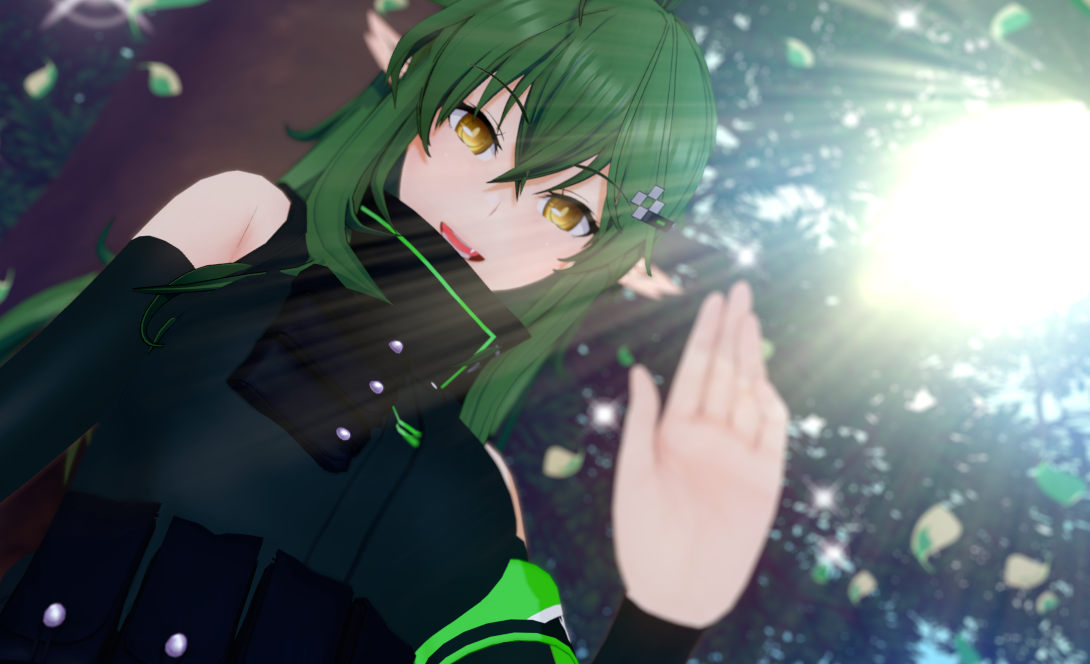 《恋活Sunshine》绿发蜥蜴拟人美少女MOD截图