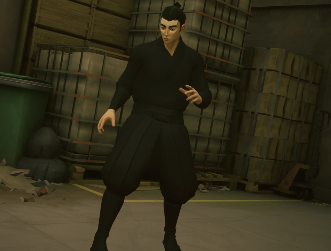 《师父》男主角黑衣忍者形象MOD截图
