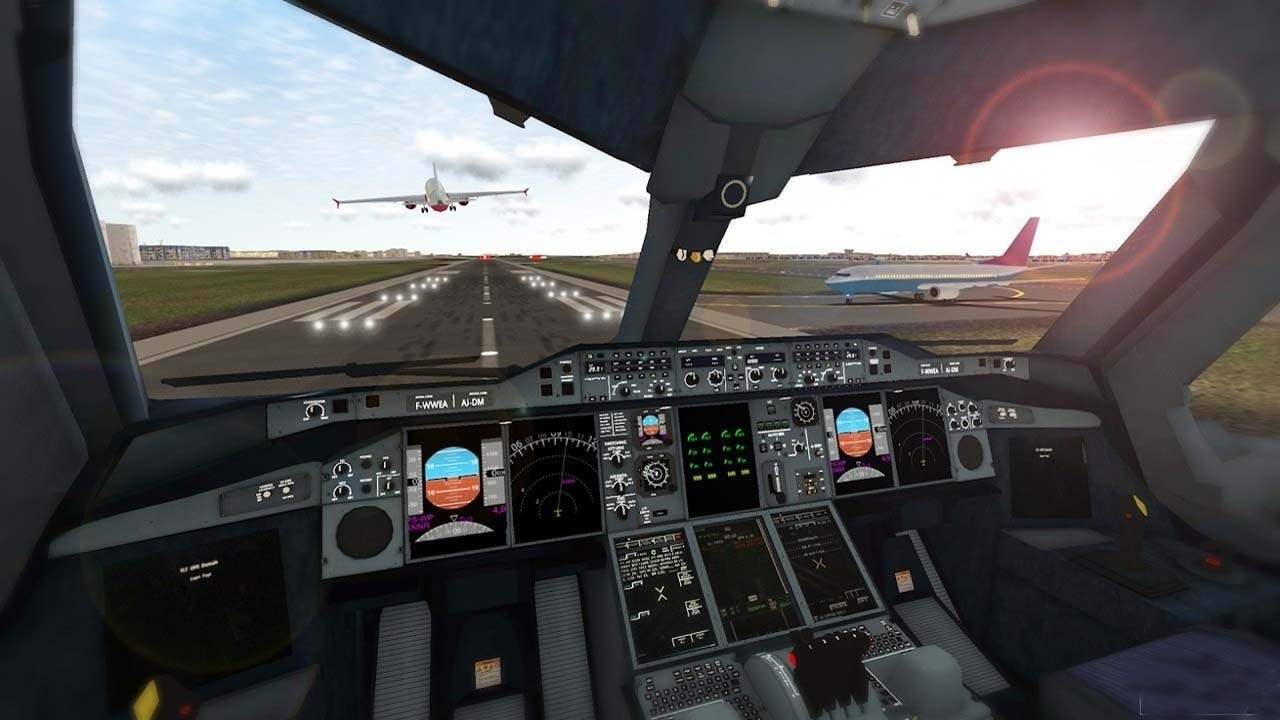飞机空客机长模拟器截图