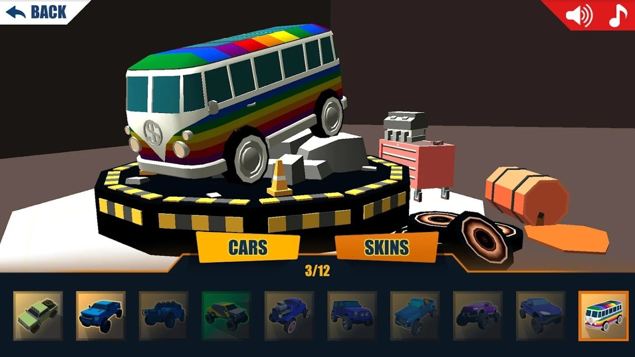 Stunt Skill Car Race截图