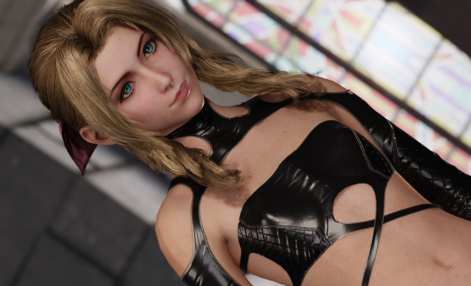 《最终幻想7:重制版》爱丽丝黑色娇小女王半完美形态v1.1MOD截图