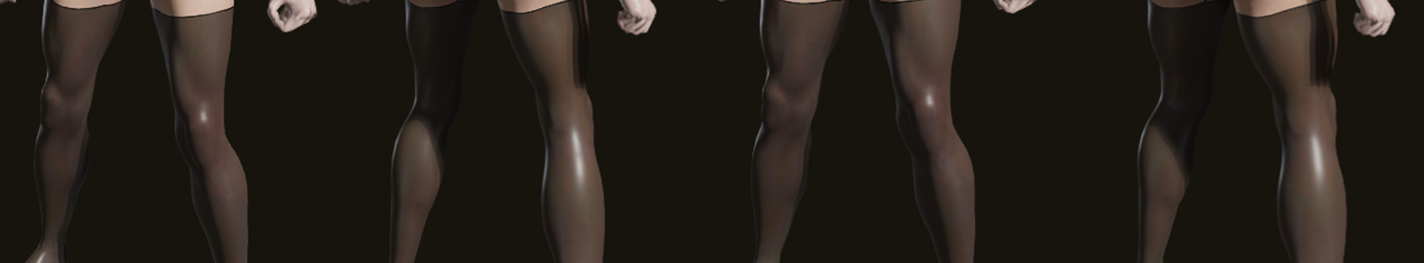 《艾尔登法环》健美女体黑色丝袜MOD截图