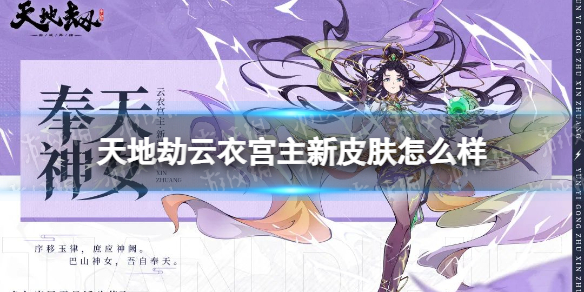 《天地劫》云衣宫主新皮肤怎么样
