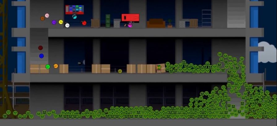 algodoo弹珠大逃亡截图