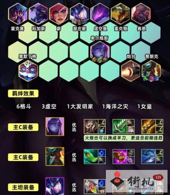 《金铲铲之战》S9.5格斗九五阵容装备怎么搭配