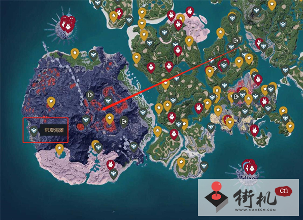 幻兽帕鲁常夏海滨位置分享